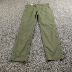 Bluffworks Pants Mens 31X30 Green Ascender Chino Tech Performance Hiking Outdoor